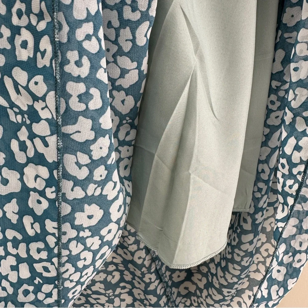 NEW Short Sleeve Ruffle Maxi Dress Size M - Picture 9 of 13